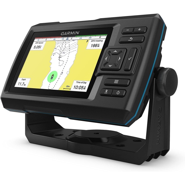 Garmin Striker Vivid 5cv, 5-inch Color Fishfinder and Sonar Transducer, Vivid Scanning Sonar Color Palettes