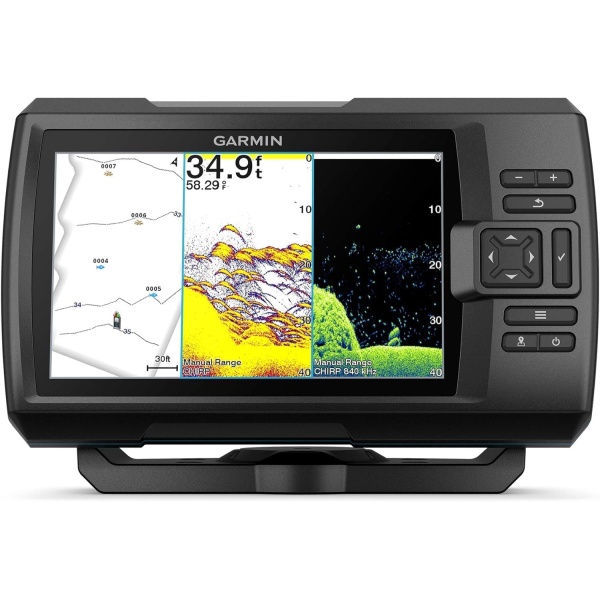 Garmin Striker Vivid 7cv, U.S. with GT20-TM Transducer 7-inch Color Fishfinder and Sonar Transducer