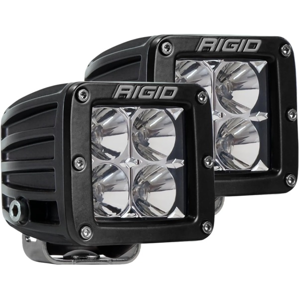 RIGID INDUSTRIES D-Series PRO Flood Beam, Pair, Universal, 2-Pack