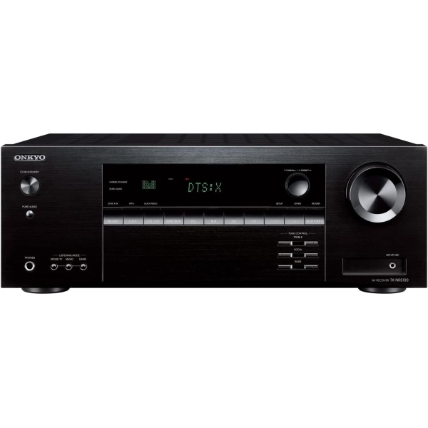 Onkyo TX-NR5100 7.2-Channel 8K Smart AV Receiver Smart Home Ecosystem integrates with Apple Airplay, Alexa, Google apps