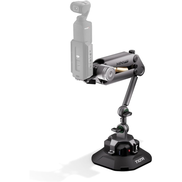 Tilta Hydra Alien Mini Electronic Suction Cup Kit - Titanium Gray | Compatible with DJI Pocket 3 Camera