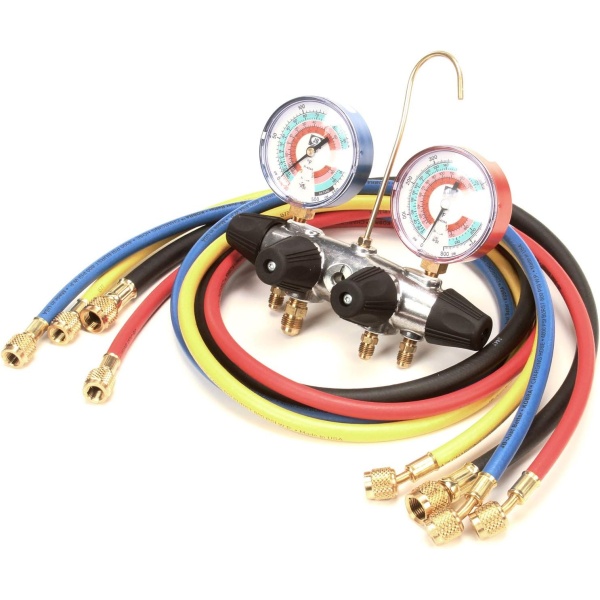 Jb Industries 25233 4 Valve Aluminum Manifold With Hose