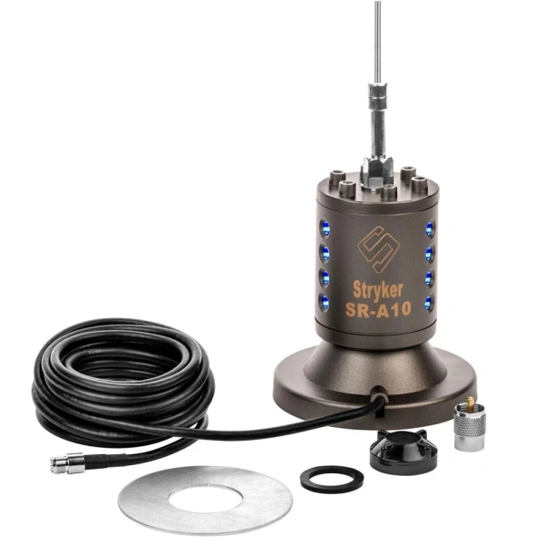 Stryker SR-A10MM Magnetic Mount CB & 10-Meter Radio Antenna